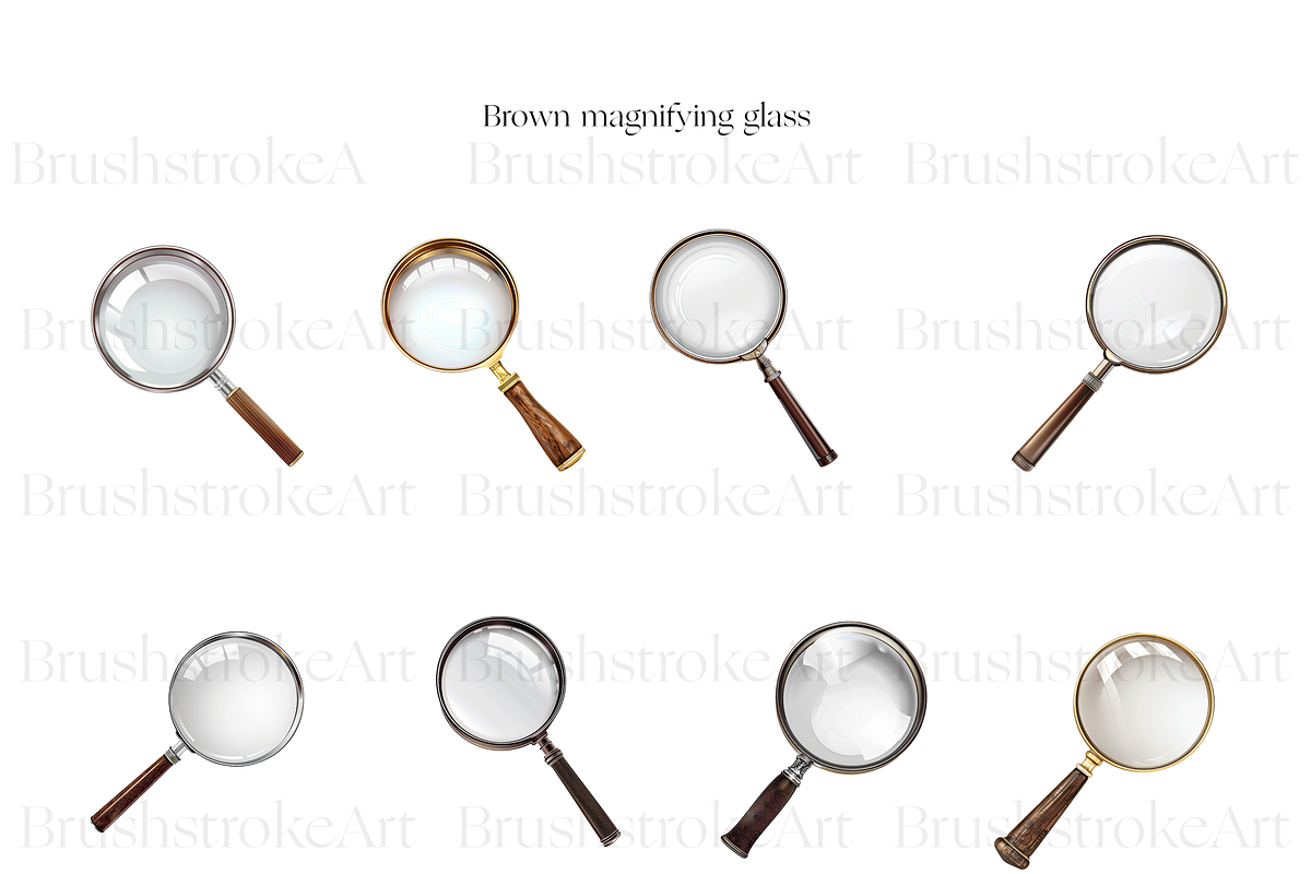 Magnifying Glass Clipart, Lens PNG, an Object Illustration by BrushstrokeArtGB (Photo 2 of 9)