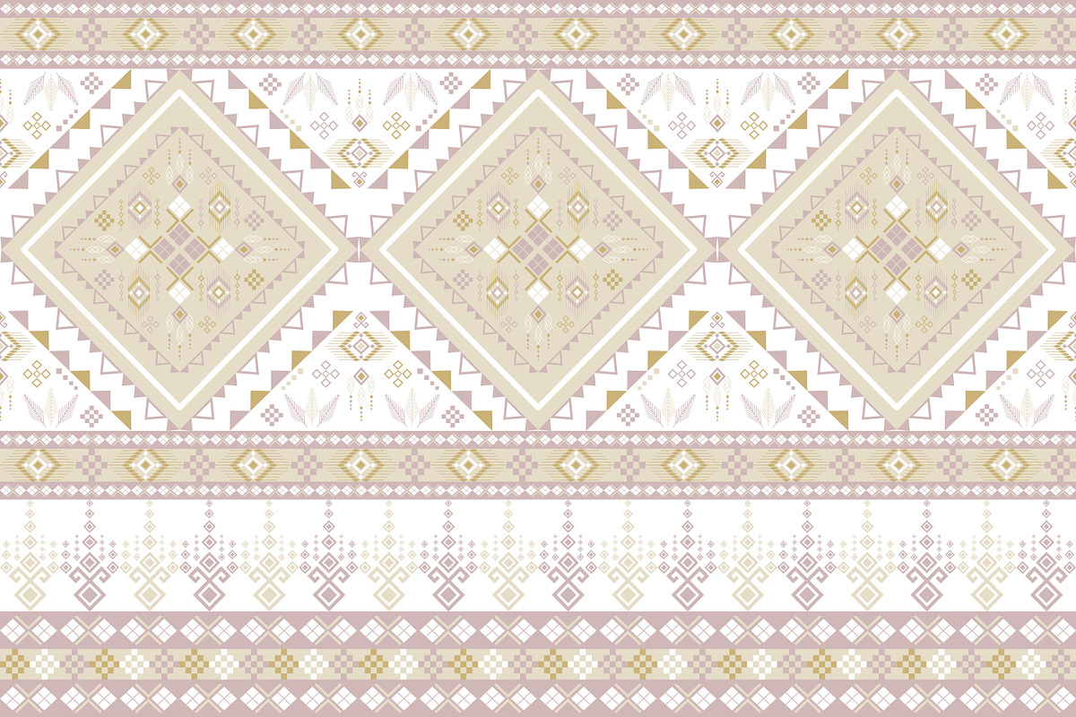 soft color ethnic pattern