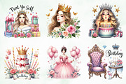 Birthday Queen Sublimation Quotes, an Illustration by Creative Art (Thumbnail 3 of 7)