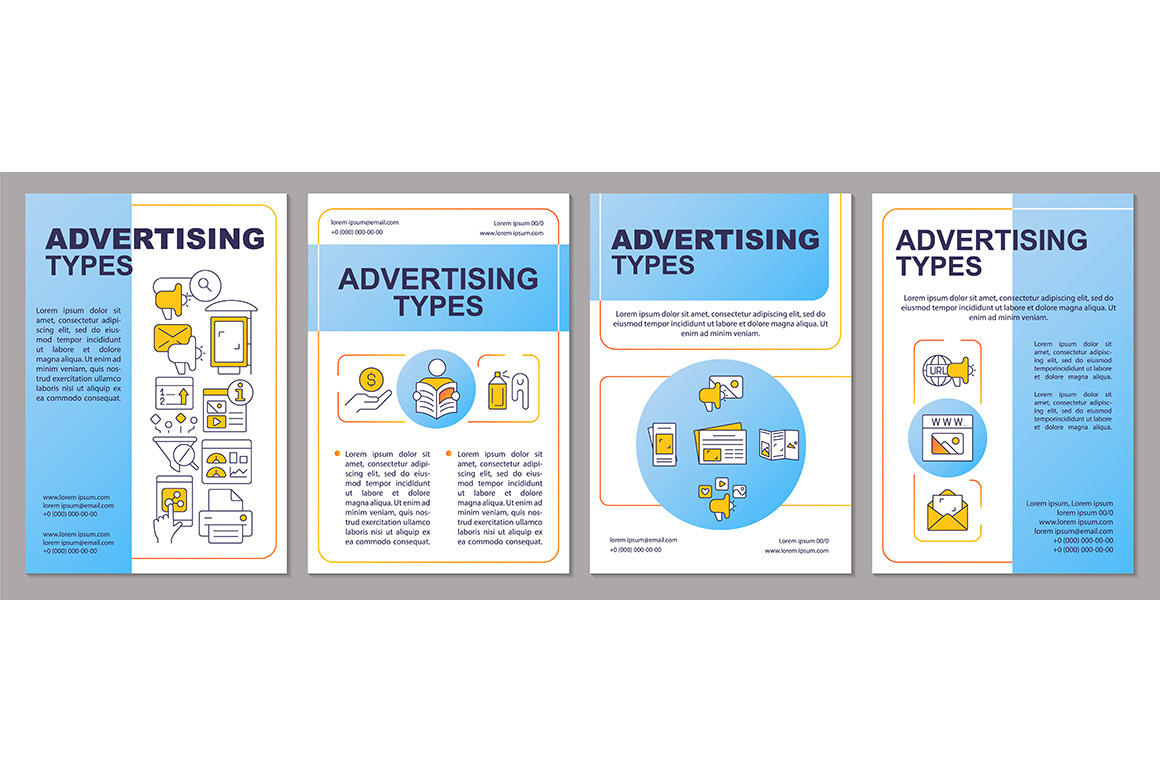 Advertising media channels brochure, a Brochure Template by IMG Visuals