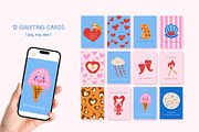 Valentine's day Collection JUST LOVE, an Illustration by SurfaceStories (Thumbnail 2 of 10)