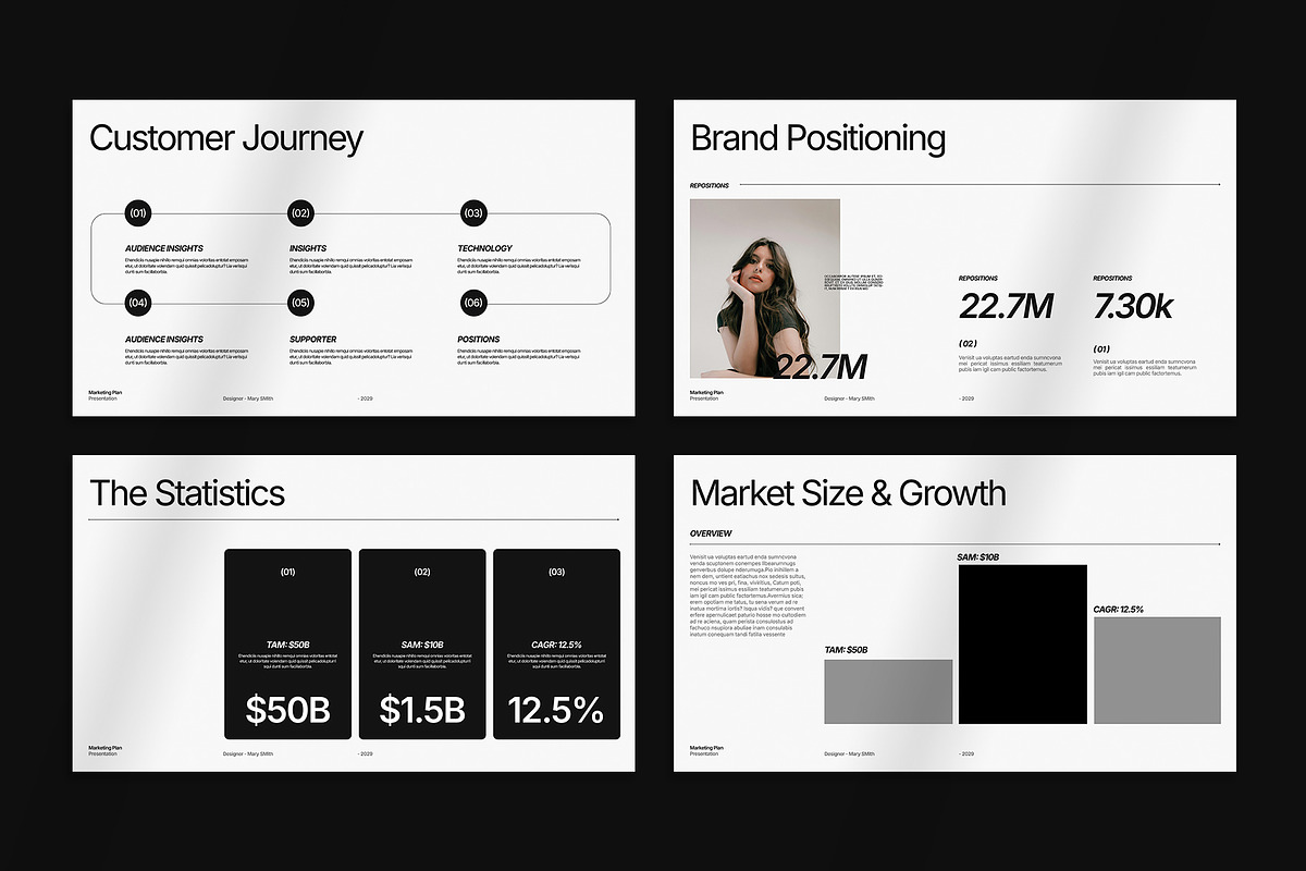 Marketing Plan Presentation Template, a Presentation Template by Oriofix (Photo 7 of 11)