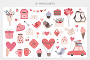 Valentine's Day. Vector collection, an Illustration by Guvi-Design (Thumbnail 3 of 8)