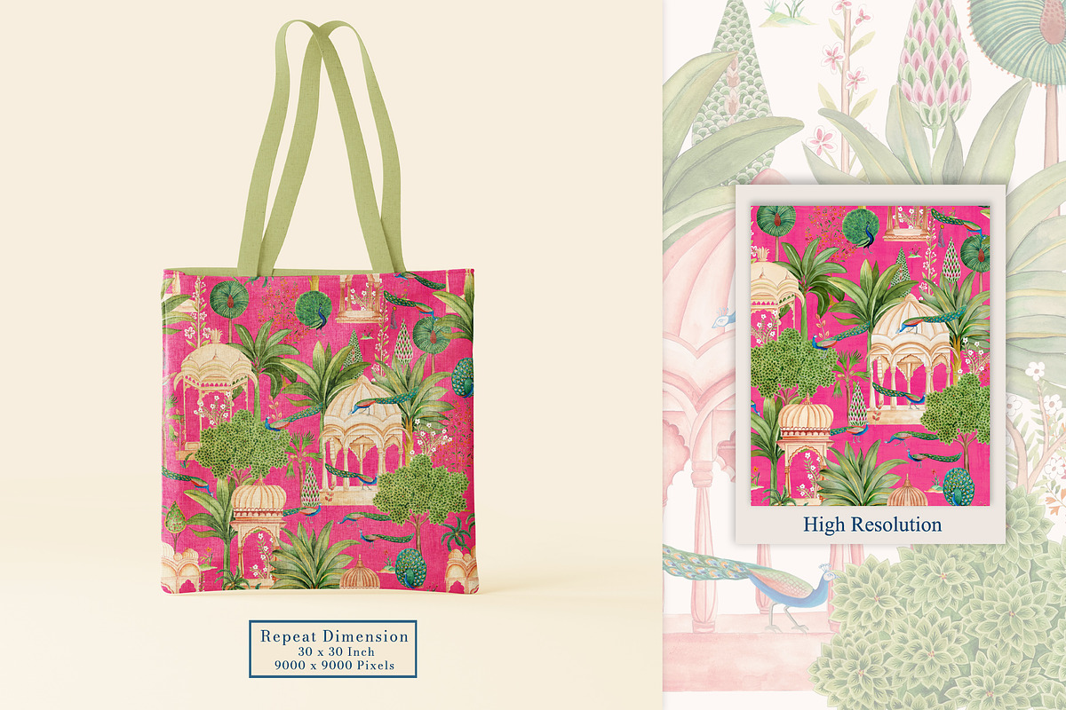 Pichhwai Magic Prints & Patterns, a Pattern Graphic by GND ART STUDIO (Photo 4 of 8)