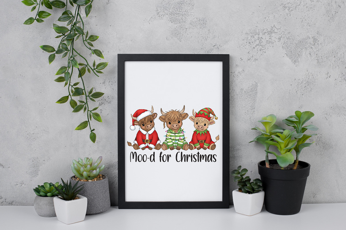 Funny Highland Cow Moo-d for, an Illustration by Daily.Designs (Photo 4 of 5)