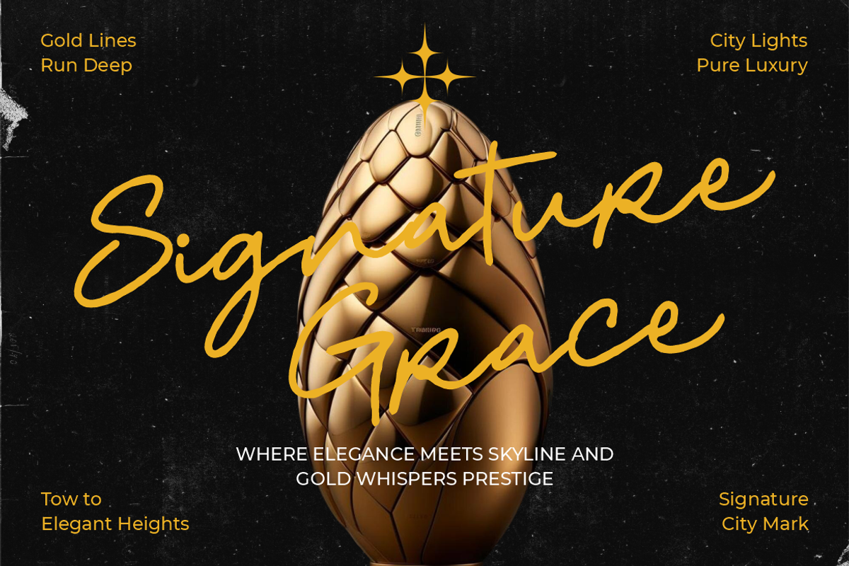 Flourique Signature Font, a Script Font by PutraCetol Studio (Photo 4 of 5)