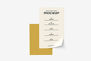 Clipboard Menu Card Mockup Bundle, an Advertising Mockup by graphypix (Thumbnail 11 of 11)