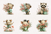 Whimsical Spring Clipart, an Illustration by CreationArt (Thumbnail 5 of 7)
