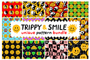 Psychedelic trippy pattern bundle, a Pattern Graphic by Slavko Kahovsky (Thumbnail 1 of 7)