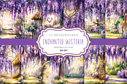 Enchanted Wisteria, a Background Graphic by Curve Design (Thumbnail 1 of 7)