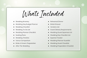 Minimalistic Wedding Planner