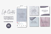 Instagram Motivational Quote Pack, a Social Media Template by Believe Creatives (Thumbnail 1 of 4)
