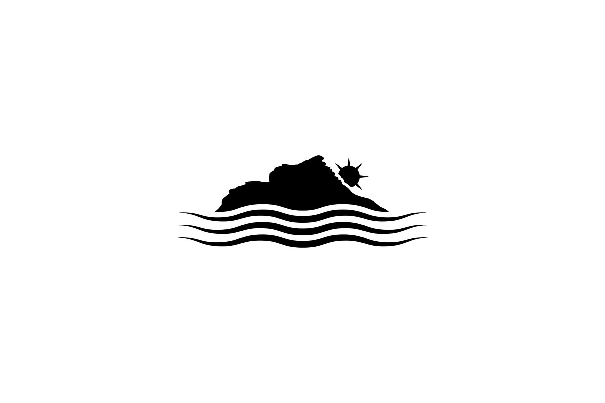 Tropical Island Sunset Logo, a Branding & Logo Template by Luxury Logos (Photo 3 of 4)