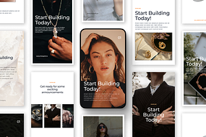 Jewelry Figma Social Media Templates