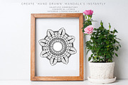Mandala Illustrator Brushes, a Brush Add-On by Vector Vendor (Thumbnail 4 of 5)
