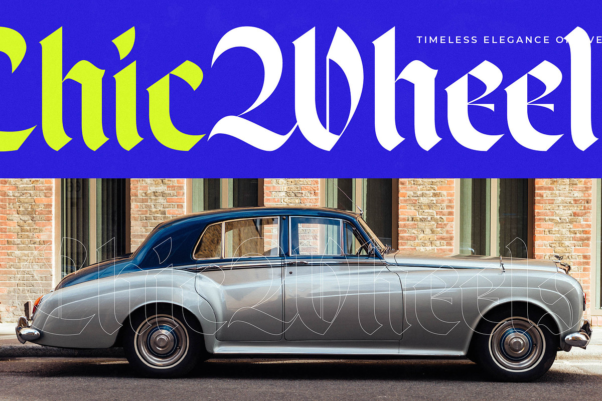 Wilfred Knights Modern Blackletter, a Blackletter Font by timelesstype.co (Photo 6 of 20)