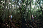 5 GREEN HIKING LIGHTROOM PRESETS, an Action Add-On by Emma Kate Creative (Thumbnail 5 of 10)