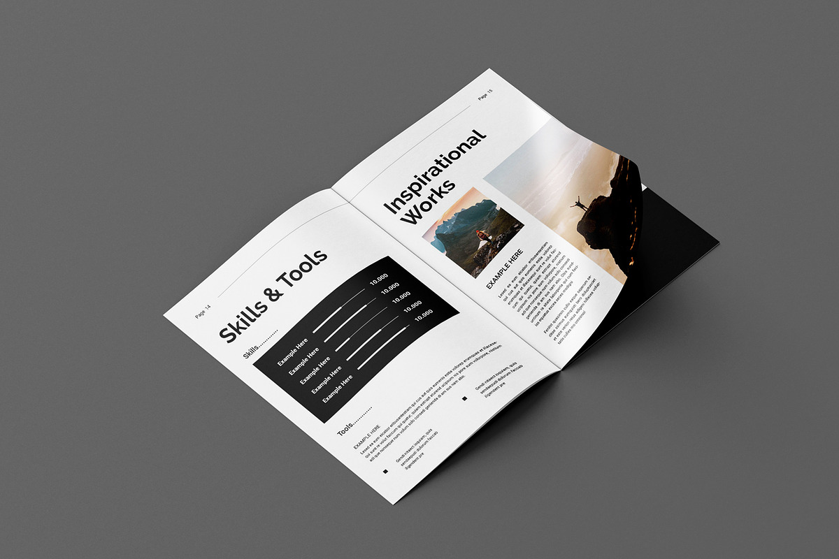 Modern Portfolio Template, a Magazine Template by Seeing-art (Photo 8 of 11)