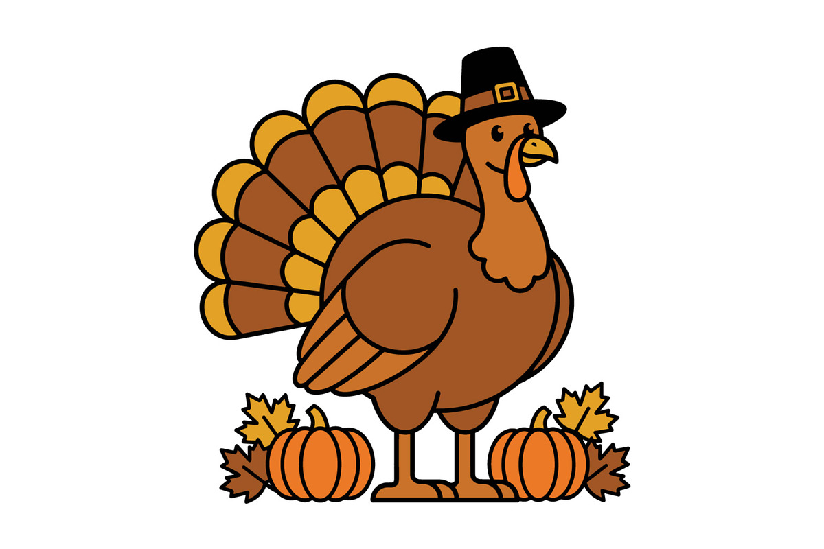 This Autumn & Thanksgiving Clipart, a Seasonal Illustration by abu67222 (Photo 21 of 21)