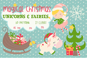 Christmas Unicorns And Fairies Pack