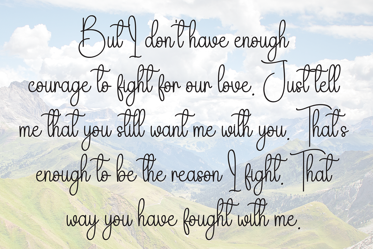 Beautiful | Script Font, a Handwritten Font by Scratchones (Photo 6 of 9)