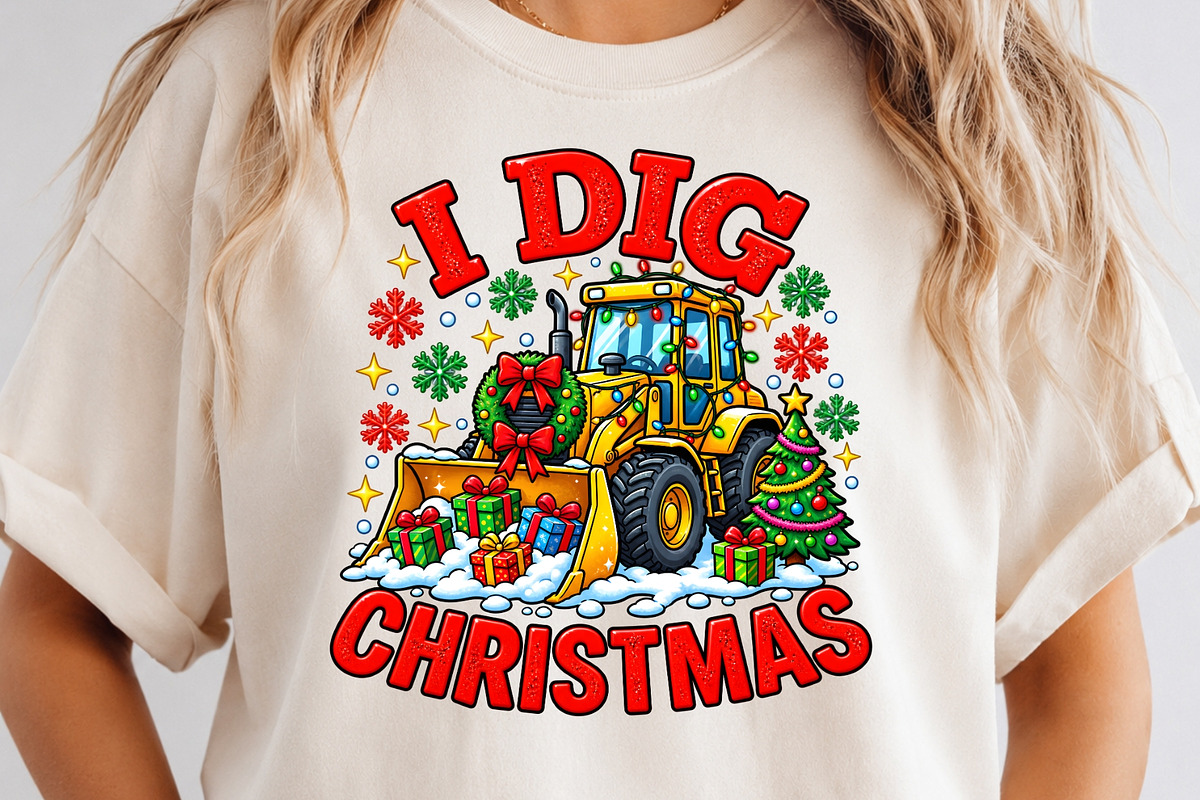 I Dig Christmas Funny PNG Design, an Object Graphic by Zahyl Studio (Photo 2 of 7)