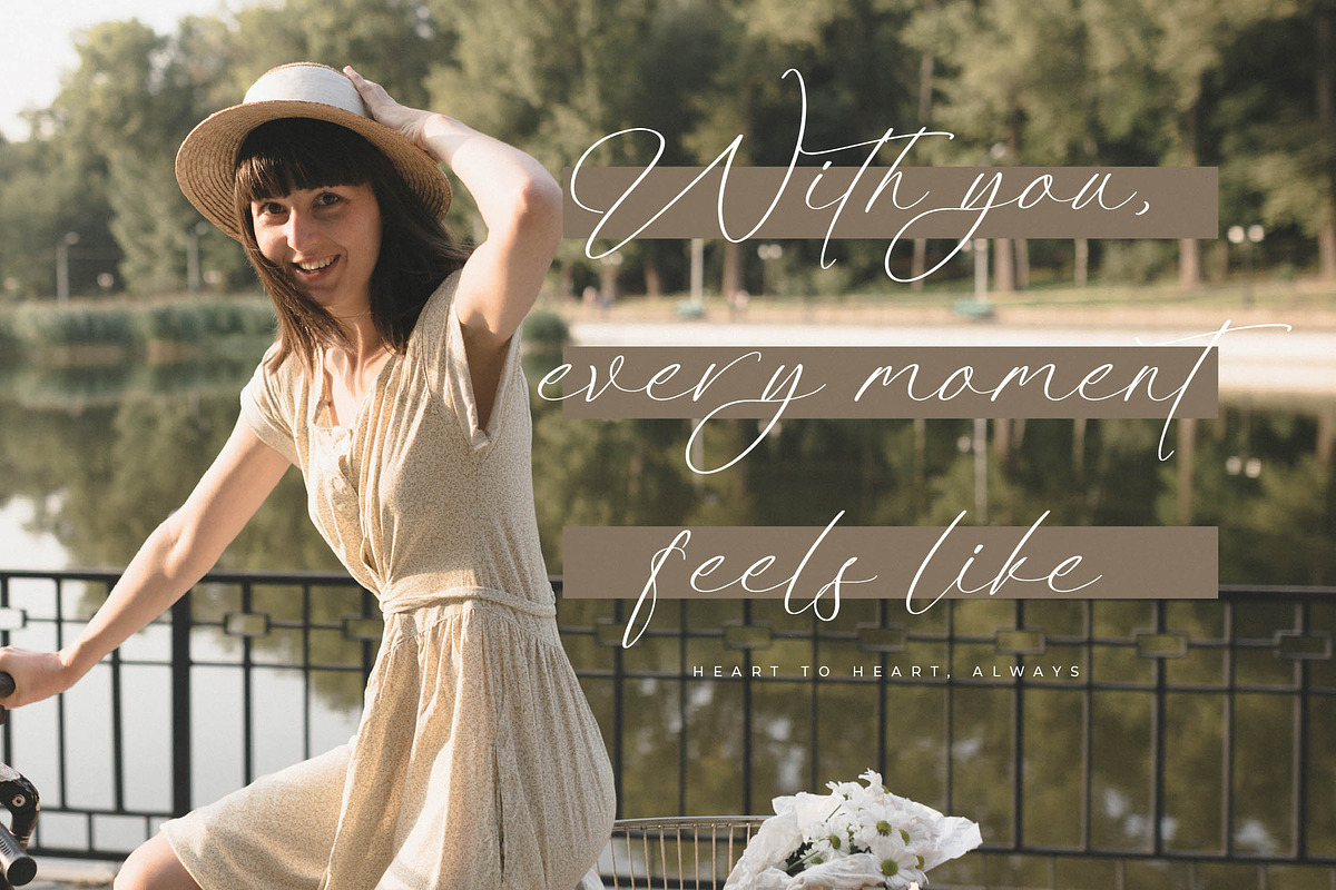 Platimye Stylish Signature Font, a Script Font by Letterena Studios Script (Photo 9 of 15)
