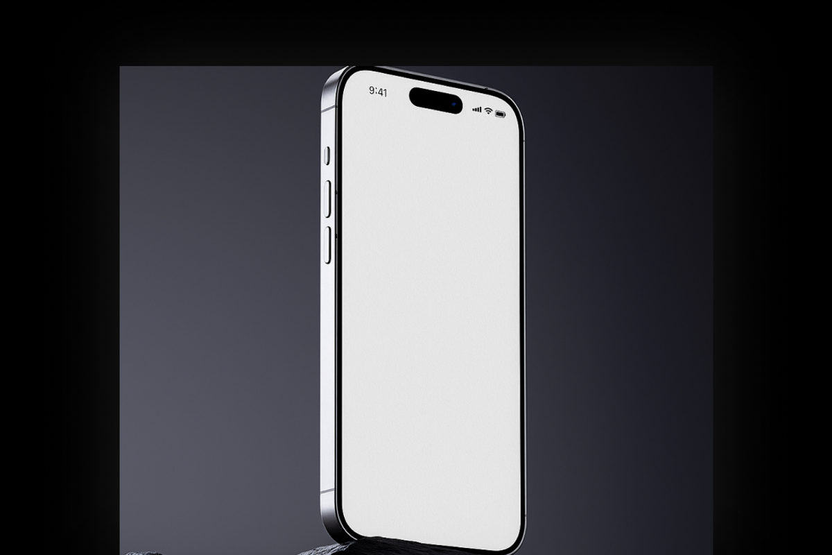 Floating iPhone 16 Pro Mockup, an iPhone Mockup by MD.HAMZA.DESIGNS (Photo 2 of 4)