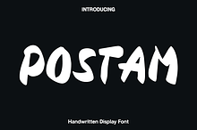 Postam - Handwritten Display Font