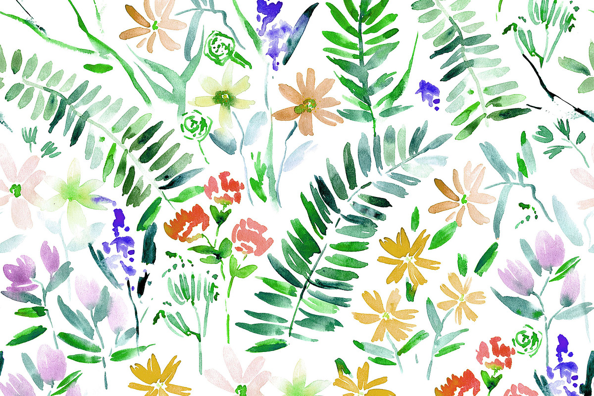 Italian riviera - floral seamless, a Pattern Graphic by Katerina Tova (Photo 14 of 14)