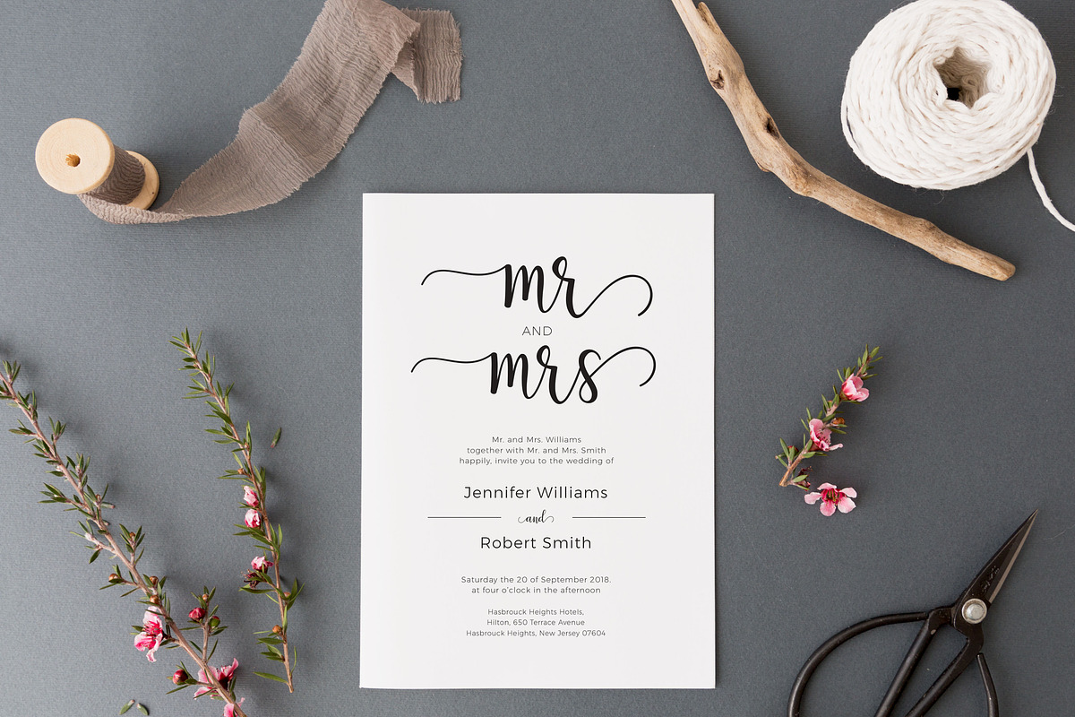 Wedding Invitation, a Templates & Theme by DevineWedding (Photo 2 of 3)