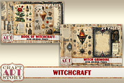 Witch Grimoire junk journal Pages, an Illustration by CraftArtStory (Thumbnail 7 of 7)