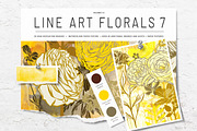 Floral Procreate Stamp Brushes 7, a Brushes & More by DeloresArt (Thumbnail 1 of 12)