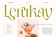 Lerukay Modern Luxury Serif, a Serif Font by timelesstype.co (Thumbnail 1 of 10)