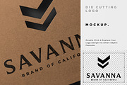 Die Cut Printing Logo Mockup, a Product Mockup by GfxFoundry (Thumbnail 2 of 4)