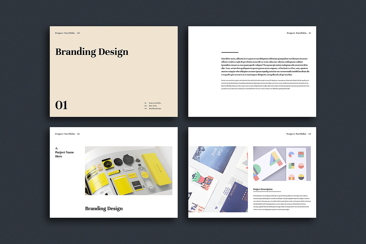 Minimal / Portfolio | Canva, PPTX, a Brochure Template by ArtisticLand (Photo 7 of 18)