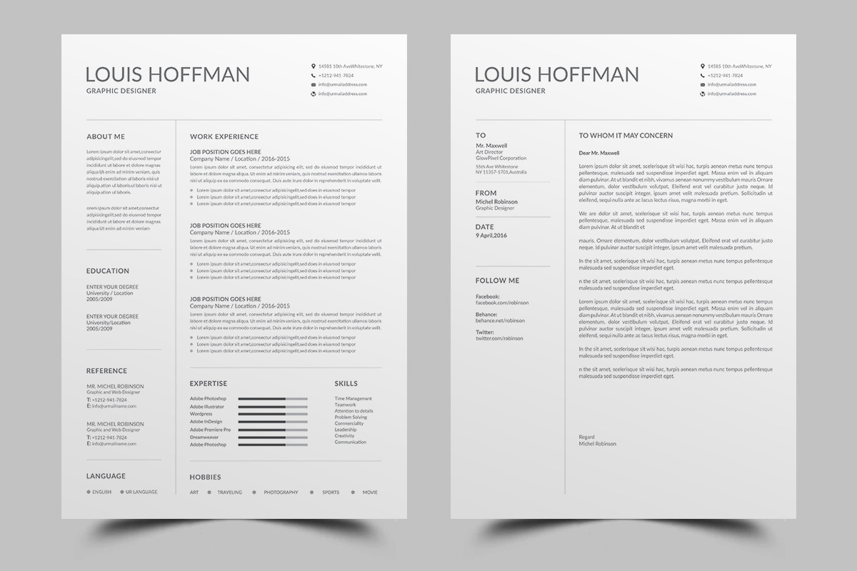 Resume/CV, a Resume Template by deviserpark (Photo 3 of 5)