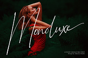Monoluxe - Signature Font, a Script Font by Almeera Std (Thumbnail 1 of 10)