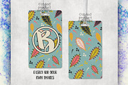 Sublimation rectangle luggage tag, a Product Mockup by StyledProductMockups (Thumbnail 2 of 4)