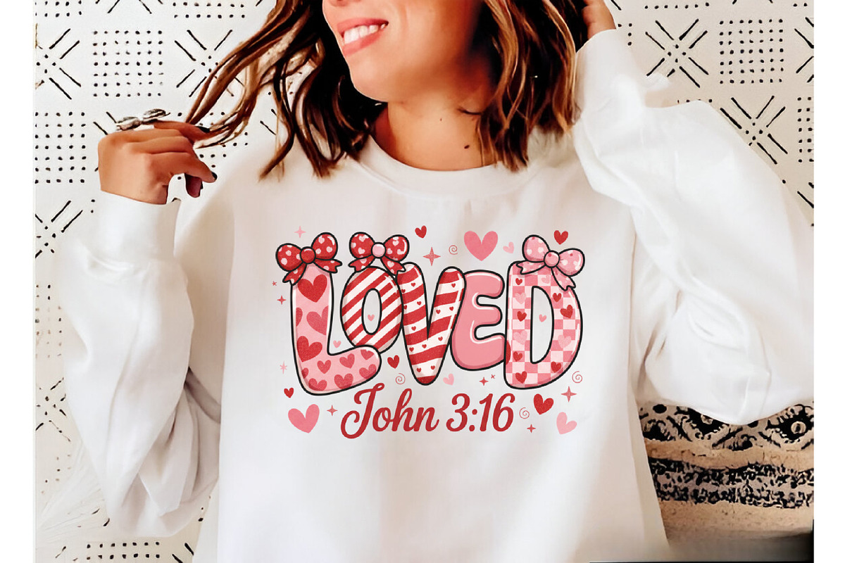 Christian Valentine Png, Loved John, an Illustration by Designking (Photo 6 of 6)