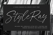 Style Ray | Casual Chic Script Font, a Script Font by Pink Coffie (Thumbnail 15 of 15)