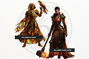 Glassborn Court Stained Glass PNG, a Decorative Illustration by ThatsDesignArt (Thumbnail 13 of 18)