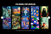 Midjourney Illustration Prompt Guide, a Decorative Illustration by Artimind Studio (Thumbnail 5 of 8)