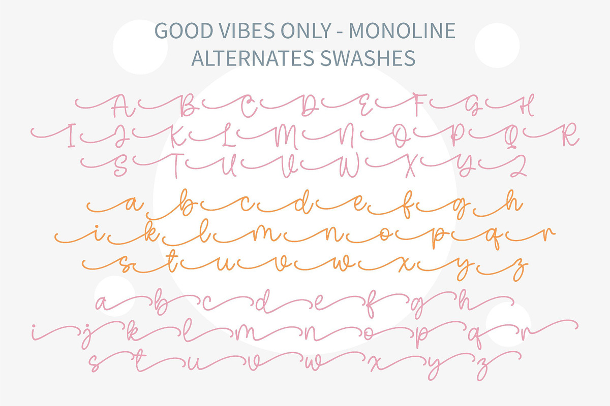 Good Vibes Only Duo Font, a Script Font by Akrinity Digital (Photo 11 of 11)