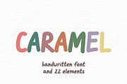 CARAMEL I Kids Font, a Sans Serif Font by PudraART (Thumbnail 1 of 7)