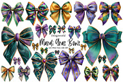 Coquette Mardi Gras Bows, an Illustration by Designworld (Thumbnail 1 of 6)