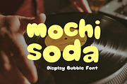 Retro Bubble Display Font-Mochi Soda, a Handwritten Font by ZoloDesignHub (Thumbnail 1 of 10)