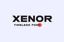 XENOR- Timeless Bold Display Font