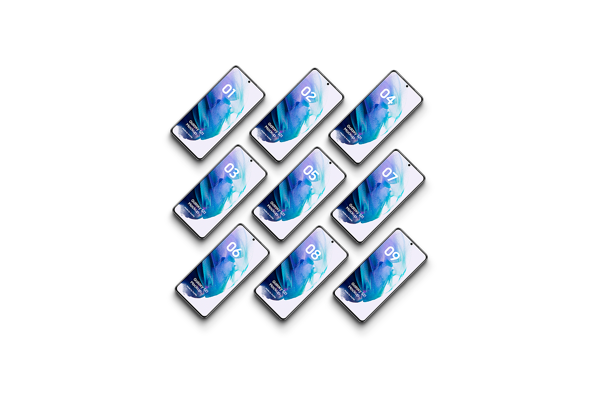 Galaxy S21 - 20 Mockups Scenes, an Android Mockup by Asylab (Photo 15 of 40)