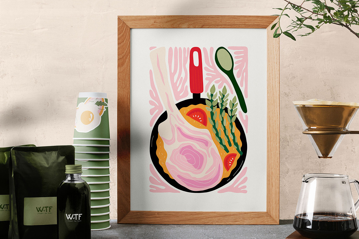 Modern Food | Wall Art Creator, an Object Graphic by Leleka.Store (Photo 11 of 15)